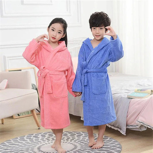 unisex kids bathrobe